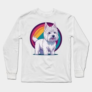 West Highland Terrier Portrait Long Sleeve T-Shirt